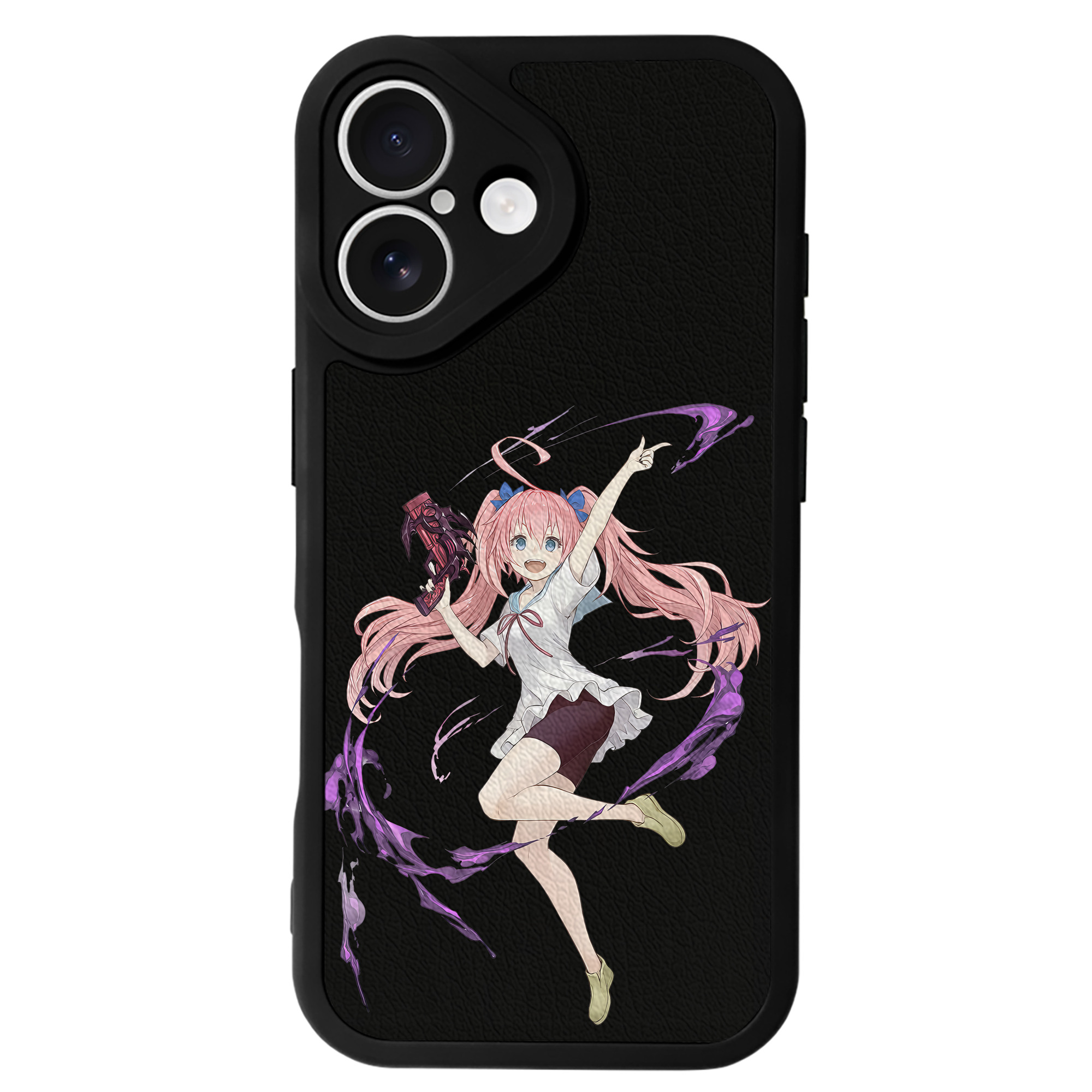 （画像用） 転スラ Regarding Reincarnated to Slime 【iPhone 16シリーズ対応】シリコンスマホケース（レザー調） 材質：シリコン